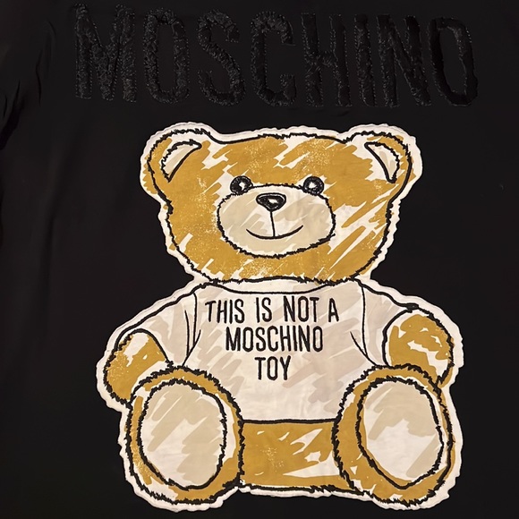 MOSCHiNO‼️TEDDy BEAR LOGO T-SHiRT🧸🐻 - Picture 2 of 5